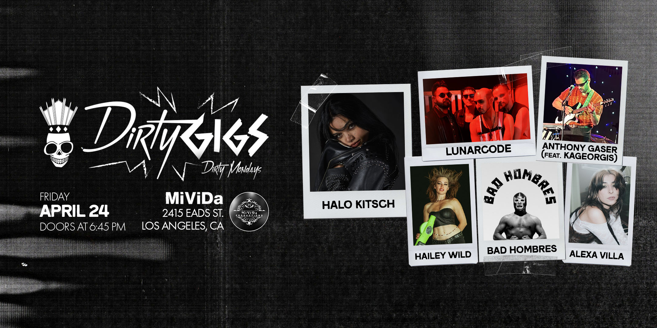 DIRTY GIGS with HALO KITSCH