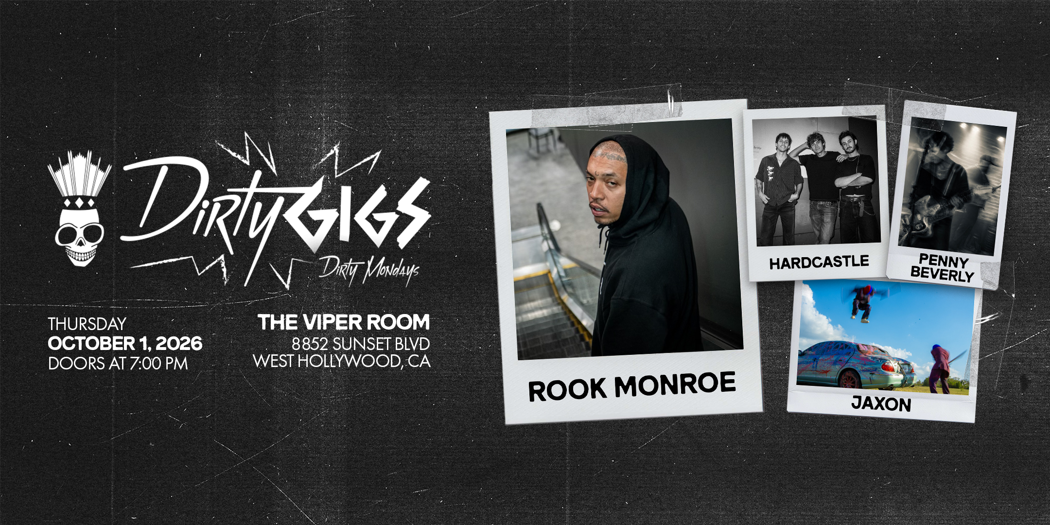 DIRTY GIGS with ROOK MONROE